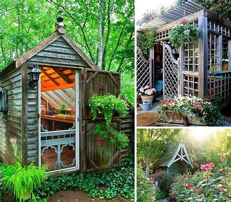 12 Beautiful Shabby Chic Style Ideas Building A Shed Garden Shed