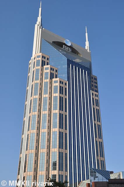 The at&t building, formerly known as the bellsouth building, is a skyscraper in the central business district of nashville, tn, usa.it is popularly known as the batman building, because of its shape. Nashville at&t Building | Flickr - Photo Sharing!