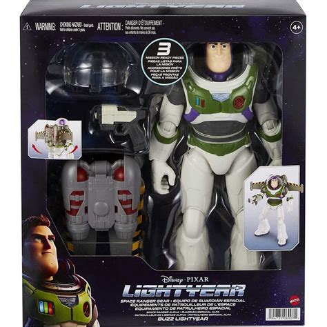 Mattel Disney Pixar Lightyear Space Ranger Gear Alpha Buzz 12 Inch