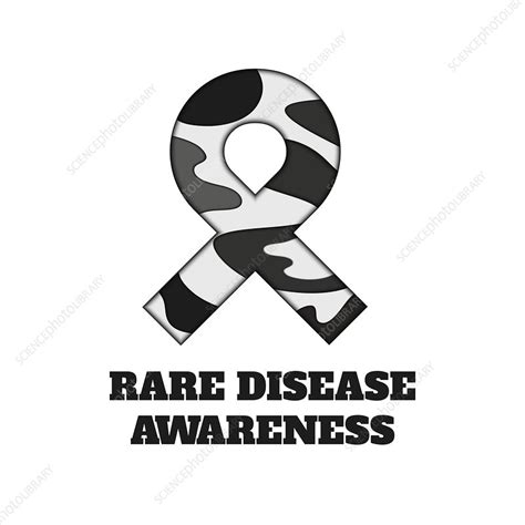 Rare Disease Ribbon Conceptual Illustration Stock Image F0338110