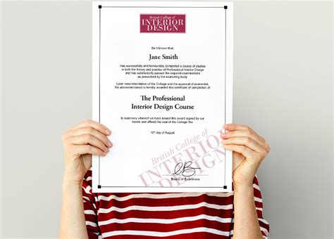 British College Of Interior Design Your Award And Recognition