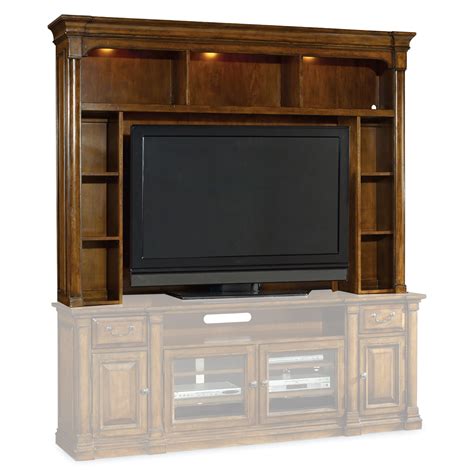 Tynecastle Entertainment Hutch In Brown Fiber By Hooker Furniture