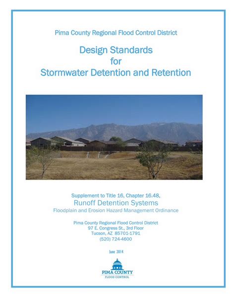 PDF Design Standards For Stormwater Detention And Retention