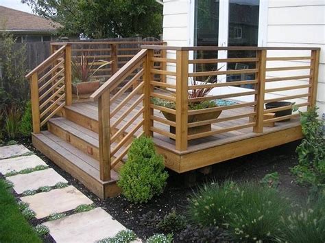 Nice Concept And Design Of Horizontal Deck Railing For Railings