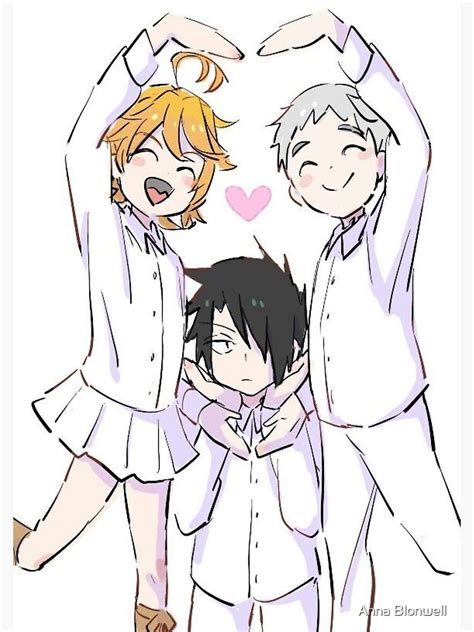 The Promised Neverland Cute Ray Emma Et Norman Spiral Notebook For