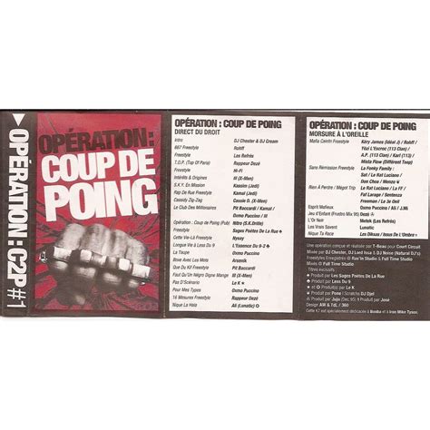 Operation Coup De Poing Operation Coup De Poing Mix Tape For Sale On