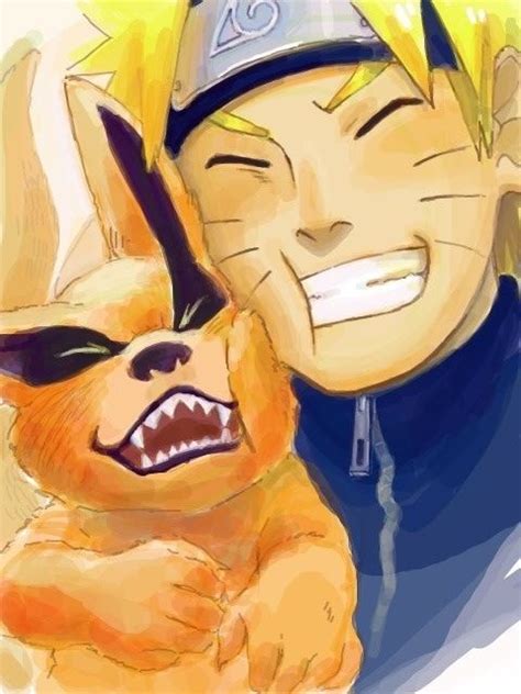 Discover and share the best gifs on tenor. Naruto with baby Kurama. | Personagens de anime, Naruto ...