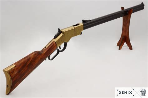 Henry Rifle With Octogonal Barrel Usa 1860 Rifles And Carbines