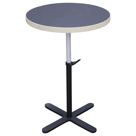 Teknion Routes Height Adjustable Side Table Black Preowned Rework