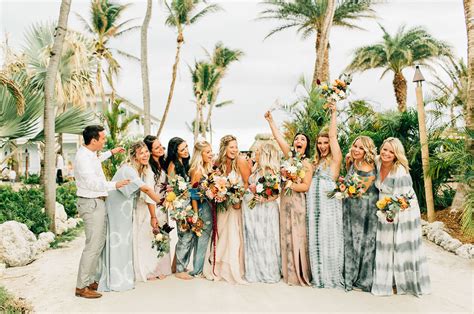 Tropical Laid Back Beach Front Wedding In The Florida Keys Green