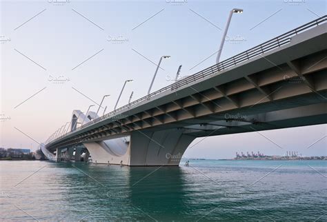 Sheikh Zayed Bridge Abu Dhabi High Quality Architecture Stock Photos