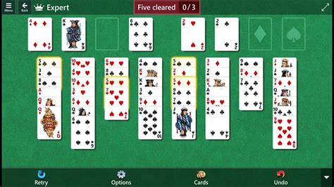 Star Clubsolitaire World Tour Freecell Expert Clear 3 Fives From