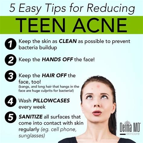 5 Easy Tips For Reducing Teen Acne From Derma Md Canada Acne Care Skin