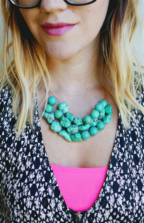 How To Make A Simple Beaded Necklace A Beautiful Mess
