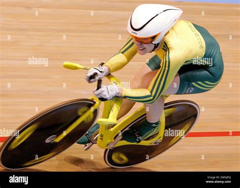 File In This File Photo From March 16 2006 Australias Anna Meares Pedals On The Way To