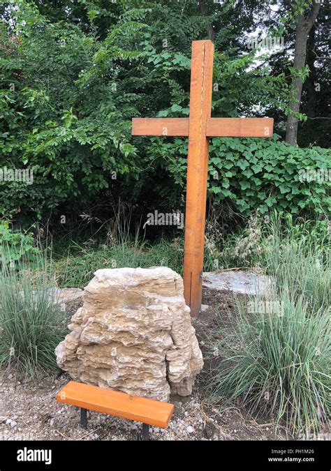 Outdoor Stations Of The Cross Stock Photo Alamy