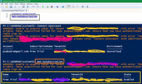 Azure Powershell Powershell Cmdlets For Azure Subscription Azure Administration Microsoft 365