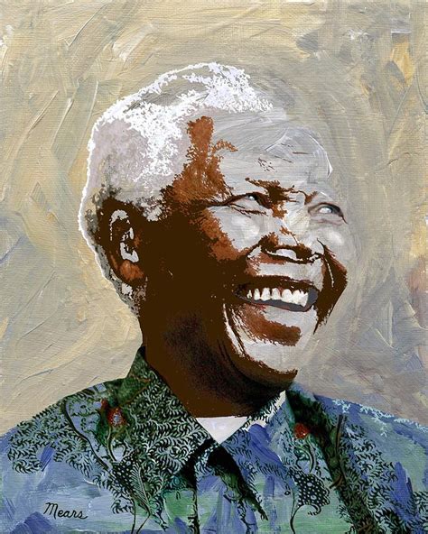 Nelson Mandela Painting By Linda Mears Fine Art America