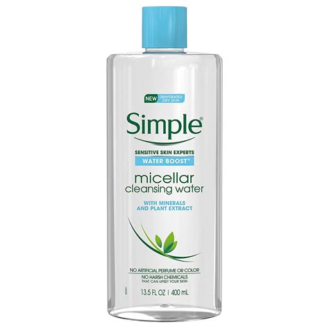 Simple Water Boost Micellar Facial Gel Wash By Simple Face 5 Oz