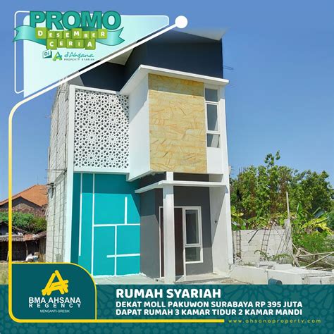 Sementara ruang makan bisa anda posisikan di ujung timur. Rumah syariah dekat Moll Pakuwon Surabaya Rp 395 juta ...