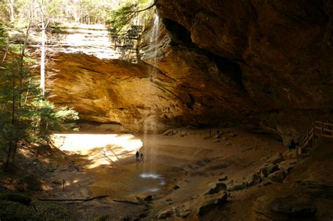 usa bilder usa images hocking hills state park [ash cave upper falls lower falls cedar