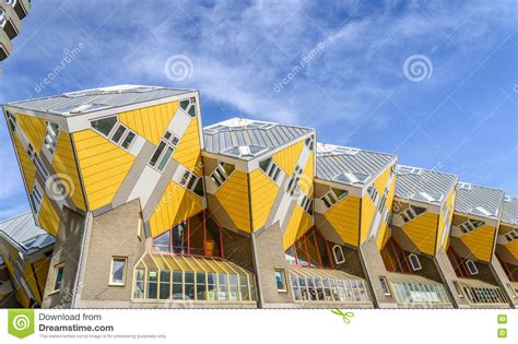 Cube Houses Designed By Piet Blom Editorial Stock Photo Image Of