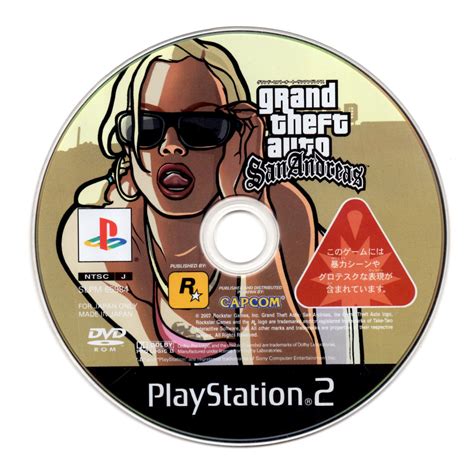 Grand Theft Auto San Andreas Cover Art Ps2 Japan Capcom Free