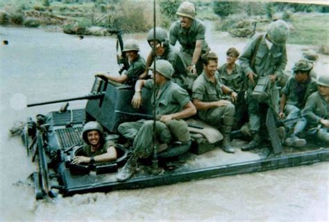 River Crossing In An M113 Armored Personnel Carrier Binh Thuan 1970
