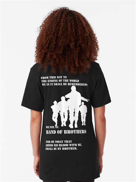We Few We Band Of Brothers T Shirt By Rar343 Redbubble