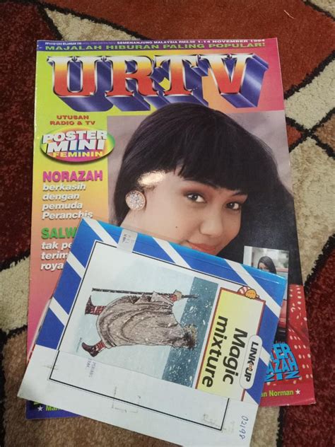 Majalah Hiburan Lama Urtv Erra Fazira 1994 Hobbies And Toys Books