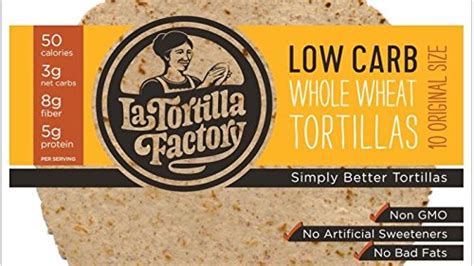 7 La Tortilla Factory Whole Wheat Low Carb Tortillas Regular Size