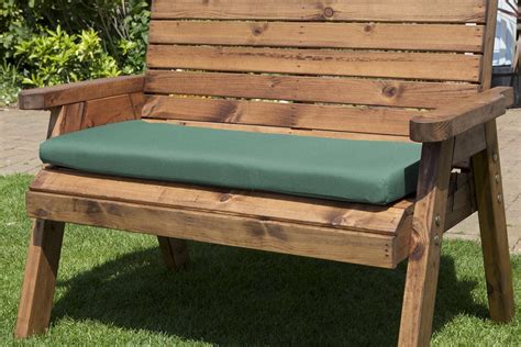 Ukg Garden Furniture Cushions Green Waterproof 2 Seater Bench Cushion