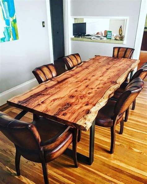 Live Edge Dining Table Live Edge Dining Table Diy Dining Room Table