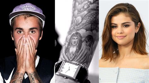 Justin Bieber Still Has Selena Gomez Tattoo Youtube
