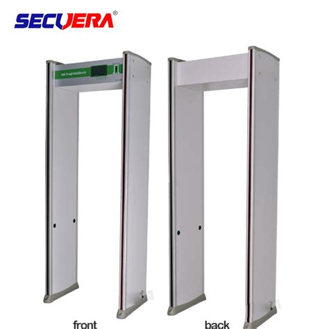 Walk Through Metal Detector Security Gate Use For Airport Security