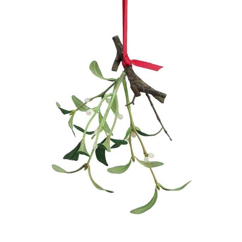 Artificial Mistletoe Branch Hanging Mistletoe Farmhouse Etsy