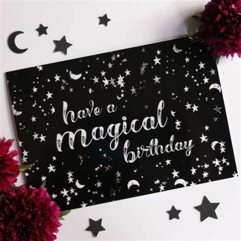 Have A Magical Birthday Greetings Card Etsy