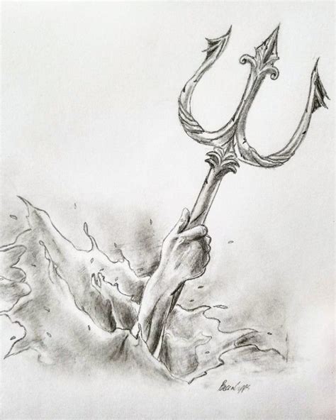 236x236 the trident of poseidon, from last night's drawing. It's been a while since I've drawn anything. It's not that ...