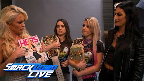 Alexa Bliss And Nikki Cross Accept Challenge From Mandy Rose And Sonya Deville