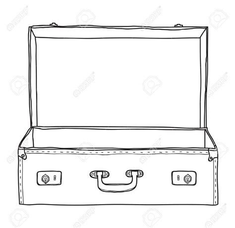 Blank Suitcase Template Professional Template