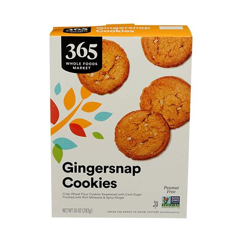 365 By Whole Foods Market Organic Cookies Gingersnap Chip 10 Oz