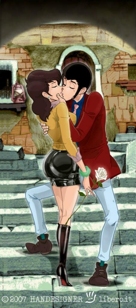 Lupin 3 And Fujiko Sexy Kiss By Handesigner On Deviantart