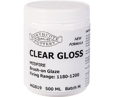 Midfire Brush On Glaze 500ml Clear Gloss Zartart Catalogue