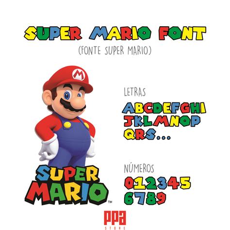 Fonte Super Mario No Elo7 Marccos Designer 13d37f9 Super Mario