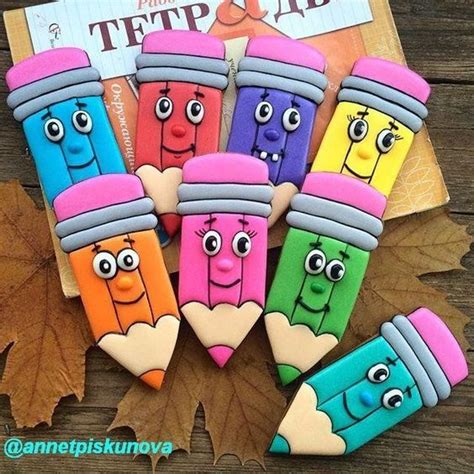 Colored Pencil Decorated Cookies Fancy Cookies Cookie Decorating