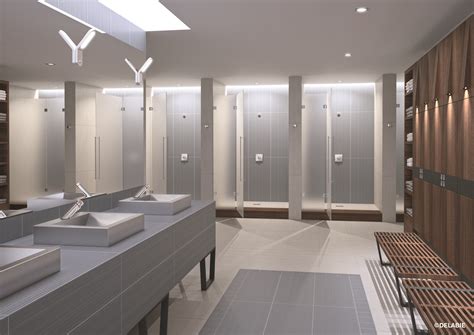 Installation Examples Gyms Restroom Design Locker Room Shower Gym