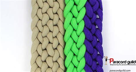 This design is made with some 100 ft of paracord which is great to be a part of weaving a simple paracord lanyard for your knife is a quick paracord project. 2 color conquistador braid- "the Gemini" - Paracord guild