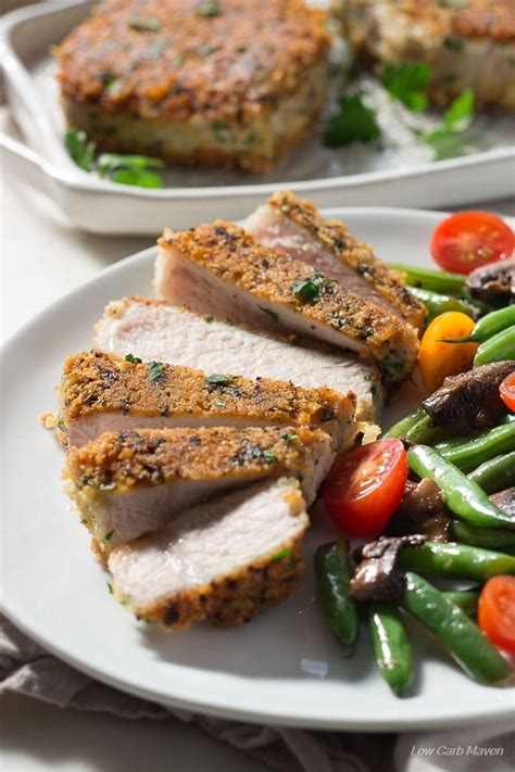 Our healthy baked pork chop recipe features both meat and veggies, all cooked in the same oven. Quick & Easy Keto Dinners - Under 30 Minutes Recipes | Healthy Foods | Parmesan crusted, Pork ...