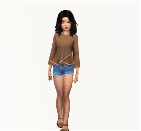The Sims 4 Child Body Presets Mod Resumedsae