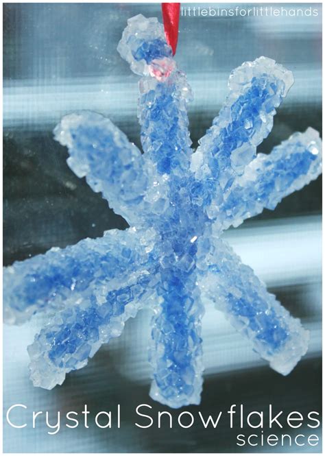 Crystal Snowflake Ornaments Science Made With Borax